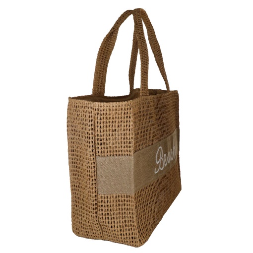Mala CAMOMILLA Crochet Castanha 33x38x18cm