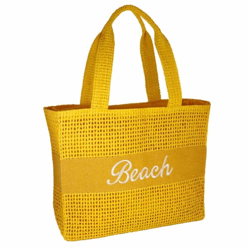 Mala CAMOMILLA Crochet Amarelo 33x38x18cm