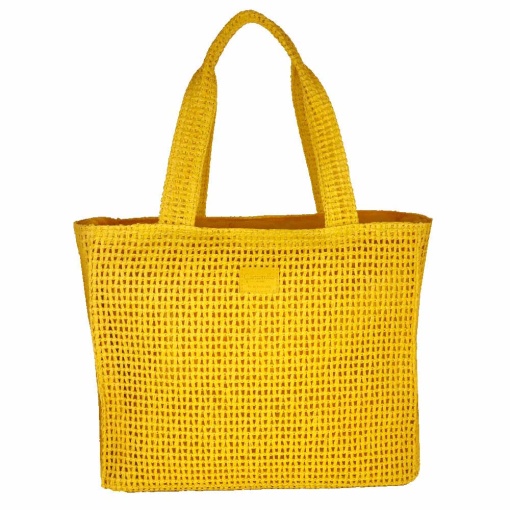Mala CAMOMILLA Crochet amarelo 33x38x18cm