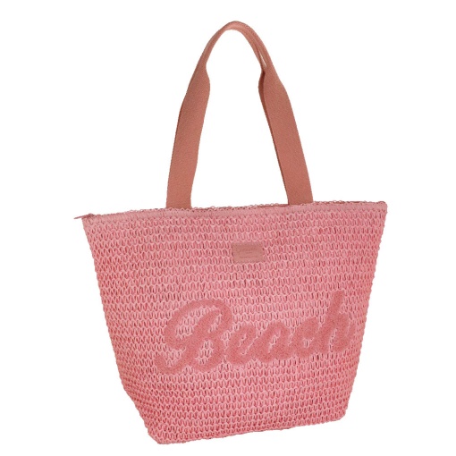 Mala CAMOMILLA Crochet Rosa 33x50x16cm