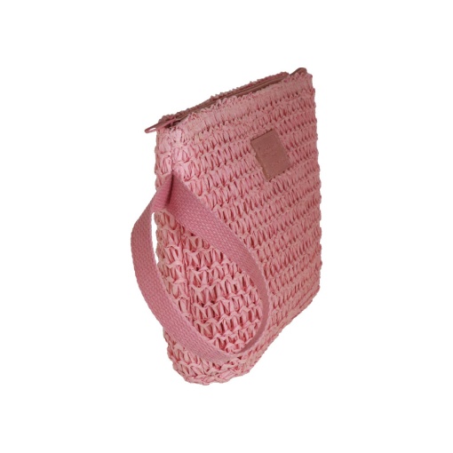 Bolsa CAMOMILLA Crochet rosa 18x29x5cm
