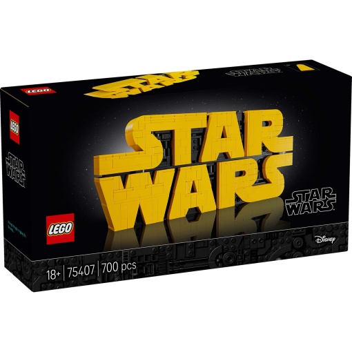 LEGO STAR Wars Logótipo STAR Wars Construído com Peças 75407