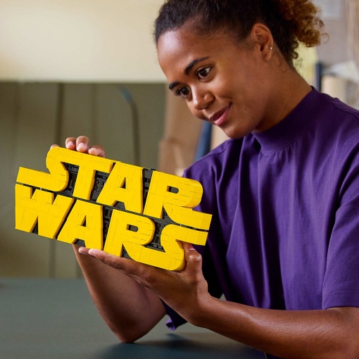 LEGO STAR Wars Logótipo STAR Wars Construído com Peças 75407