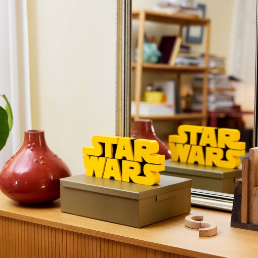 LEGO STAR Wars Logótipo STAR Wars Construído com Peças 75407