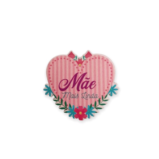 Íman Coração "Mãe Mais Linda"