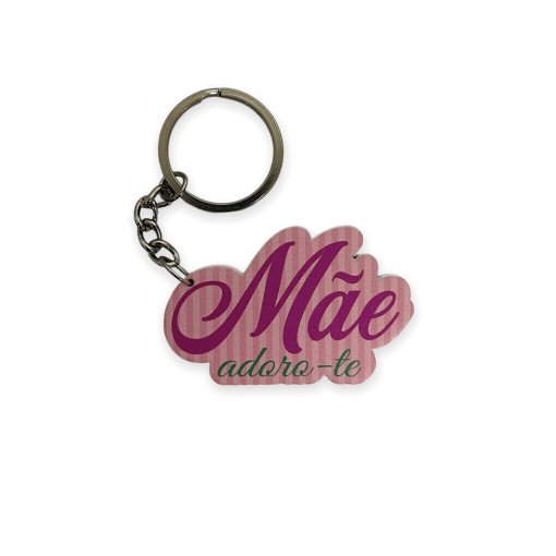 Porta-chaves "Mãe Adoro-te"