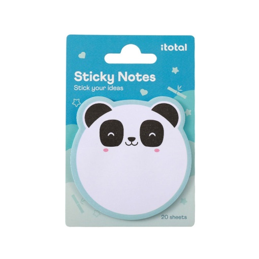 Notas adesivas I-TOTAL pandastic 20 folhas