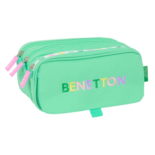 Estojo Escolar BENETTON Mint 2025 Triplo