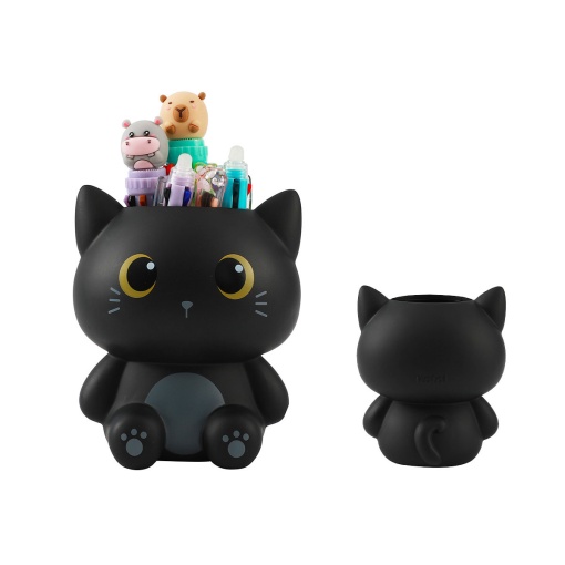Porta-lápis 3D I-TOTAL Gato Preto