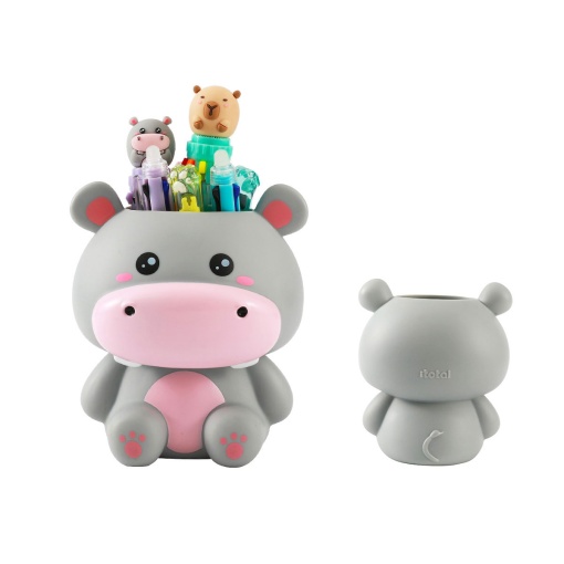 Porta-lápis 3D I-TOTAL Hippo