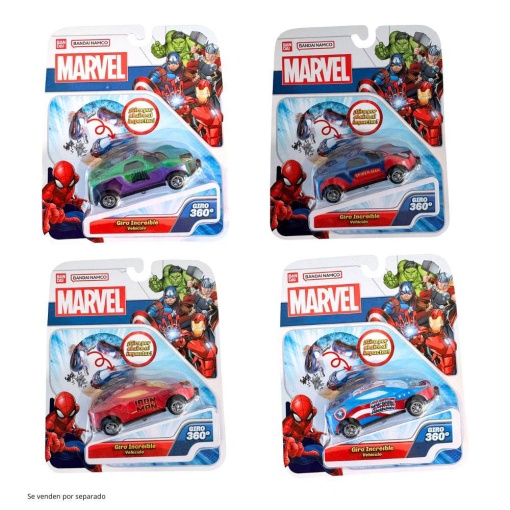 Flip CARS MARVEL Carro Miniatura Sortido BANDAI