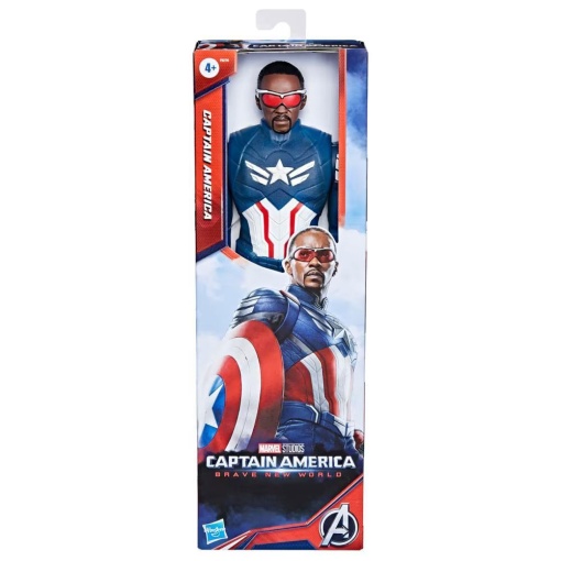 Capitão América Brave New World TITAN Hero Sam Wilson 30cm MARVEL HASBRO