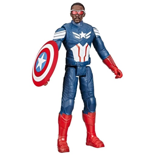 Capitão América Brave New World TITAN Hero Sam Wilson 30cm MARVEL HASBRO