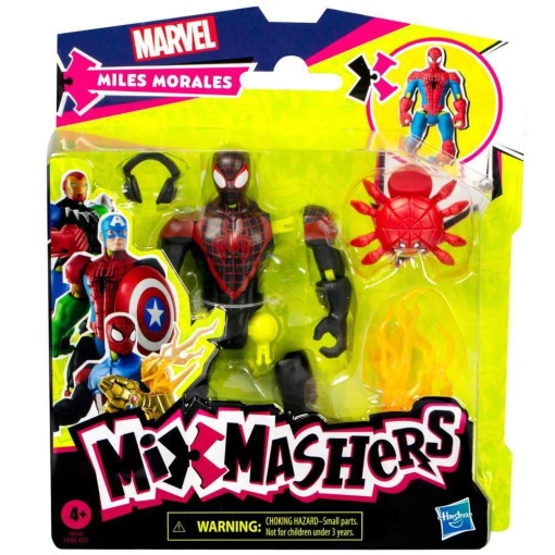 Spider-man Mixmashers Miles Morales 12cm MARVEL HASBRO