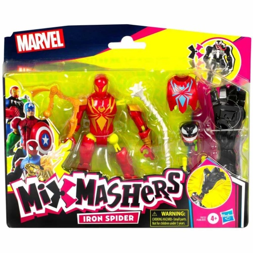 Spider-man Mixmashers Deluxe Iron Spider 12cm MARVEL HASBRO