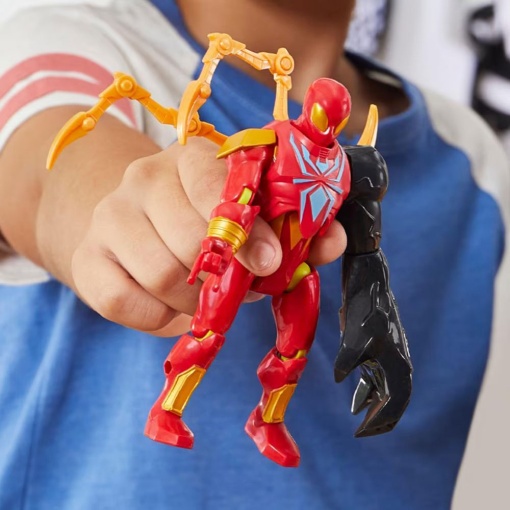 Spider-man Mixmashers Deluxe Iron Spider 12cm MARVEL HASBRO