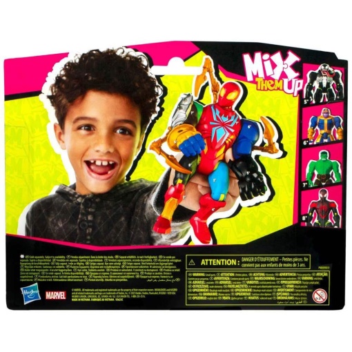 Spider-man Mixmashers Deluxe Iron Spider 12cm MARVEL HASBRO