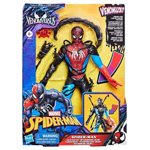 Spider-man Venomversus Metamorfose Líquida 27cm MARVEL HASBRO