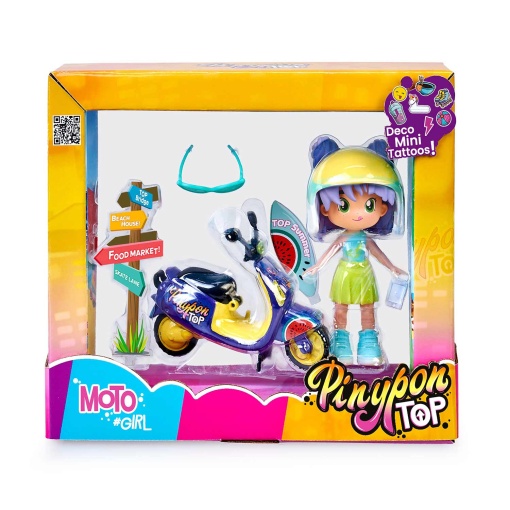 Pinypon Top Moto Girl FAMOSA