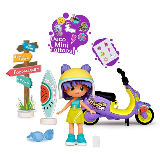 Pinypon Top Moto Girl FAMOSA