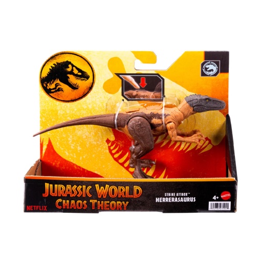 Jurassic World Ataque Feroz Herrerassauro 18cm MATTEL