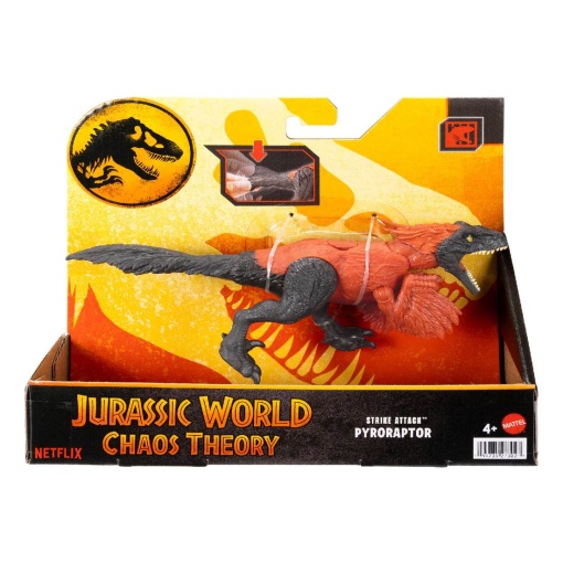 Jurassic World Ataque Feroz Pyroraptor 18cm MATTEL