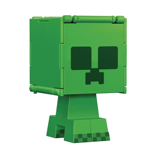 MINECRAFT Flippin' Figs 2 em 1 Creeper + Creeper com Carga MATTEL