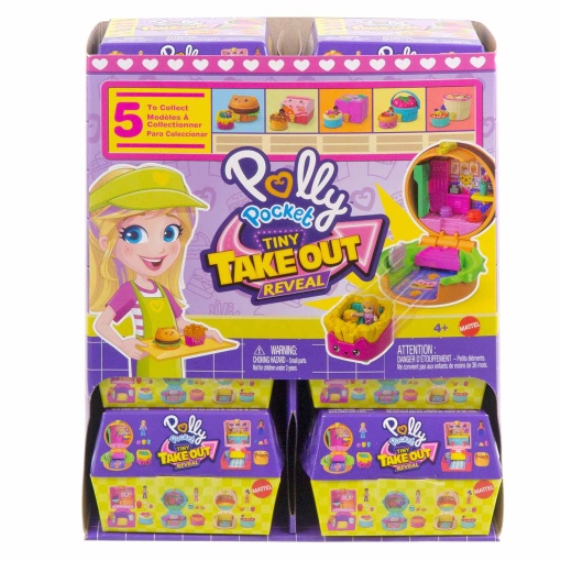 POLLY Pocket Tiny Take Out Reveal Sortido Surpresa MATTEL