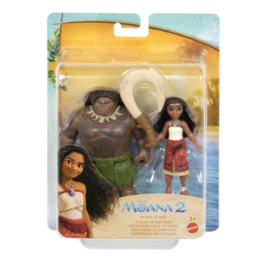 DISNEY VAIANA 2 Pack 2 Figuras VAIANA + MAUI MATTEL