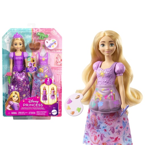 DISNEY PRINCESS RAPUNZEL 2 em 1 MATTEL