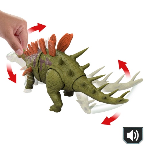 Jurassic World Rugido Selvagem Kentrossauro 28cm MATTEL
