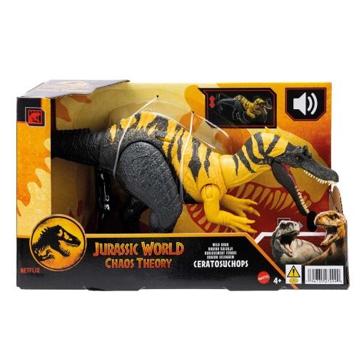 Jurassic World Rugido Selvagem Ceratossúquio 28cm MATTEL