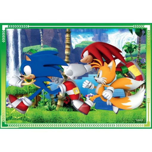 Puzzle CLEMENTONI 12-16-20-24 peças progressivo Sonic