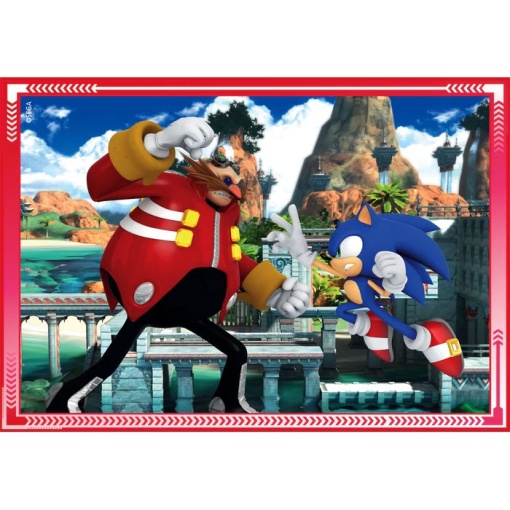 Puzzle CLEMENTONI 12-16-20-24 peças progressivo Sonic
