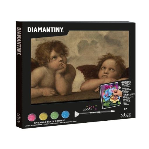 Pintar com Diamantes Anjos da Capela Sistina, Rafael NICE Diamantiny