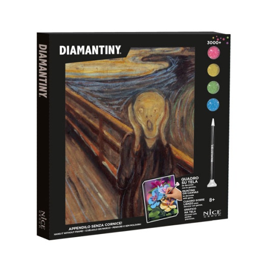 Pintar com Diamantes O Grito, Munch NICE Diamantiny
