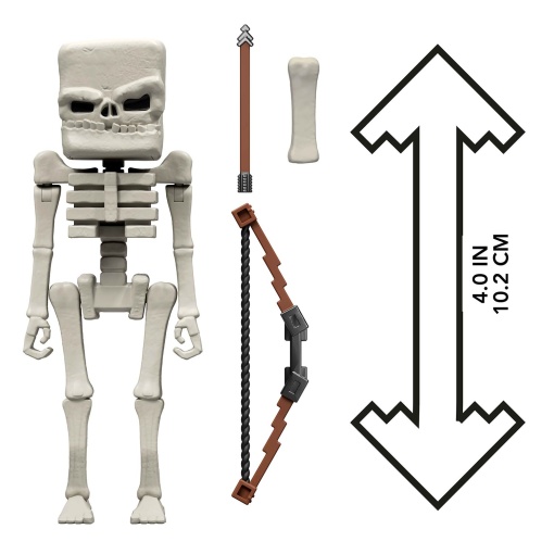 MINECRAFT Figura Esqueleto 10cm MATTEL