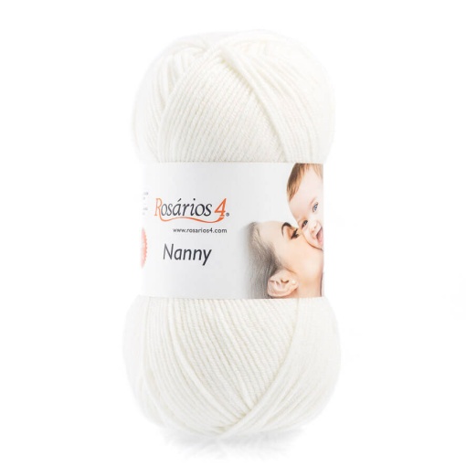 Fio de Tricot Rosários 4 Nanny 100g Branco 11