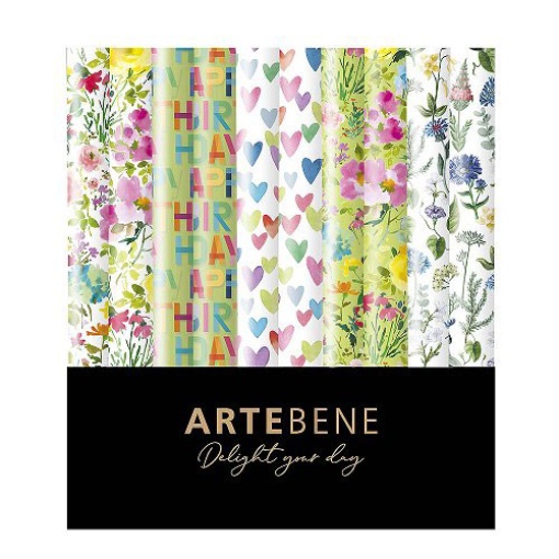 Papel de Embrulho Rolo 70x200cm Sortido Artebene SPRING Symphony