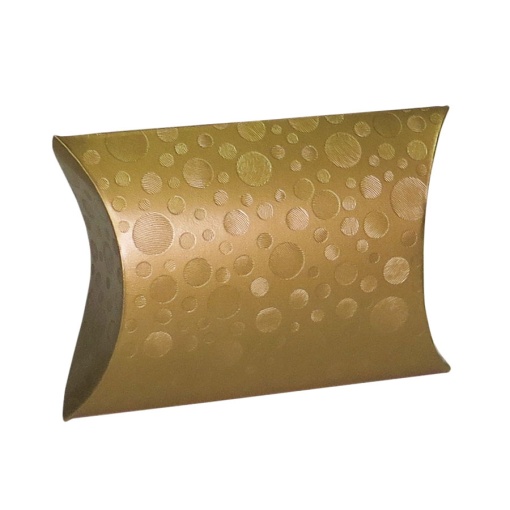 Caixa Papel Buste Sfere 85x85x30mm Dourado