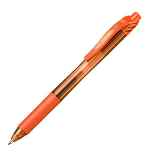 Roller Gel PENTEL Energel BL107-V 0,7mm Laranja BL107-F