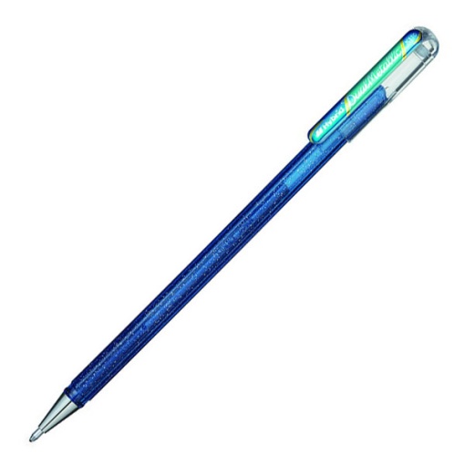 Roller Gel PENTEL K110 Dual Metallic 1mm Azul/Verde Metálico