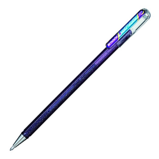 Roller Gel PENTEL K110 Dual Metallic 1mm Violeta/Azul Metálico