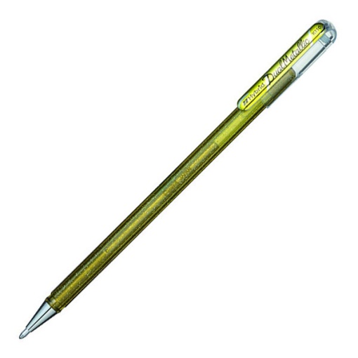 Roller Gel PENTEL K110 Dual Metallic 1mm Dourado