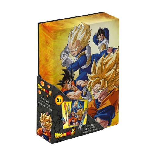 Conjunto escolar Dragon Ball 5 peças
