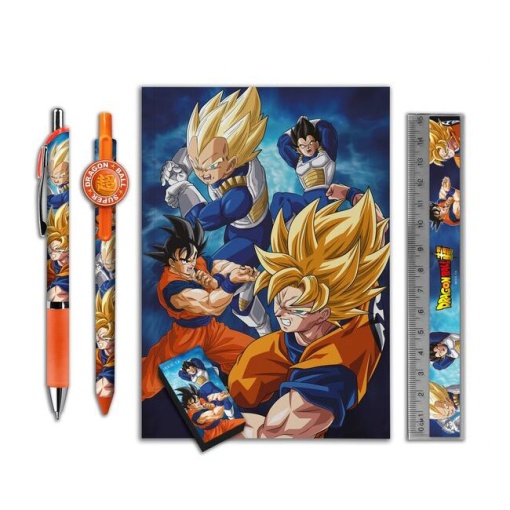 Conjunto escolar Dragon Ball 5 peças