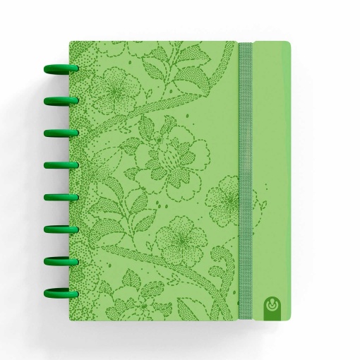Caderno INGENIOX A5 pautado LDT Edition #4 com elástico verde