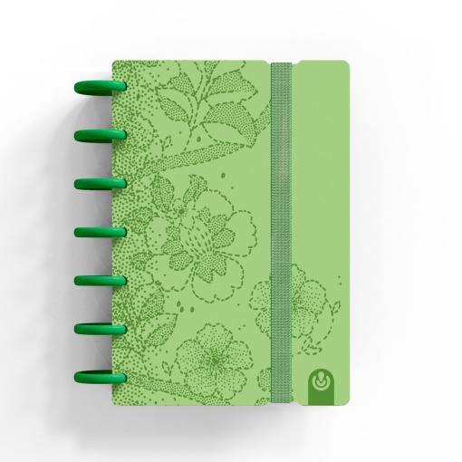 Caderno INGENIOX A6 pontilhado LDT Edition #4 com elástico verde