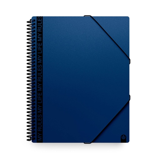 Portefólio CARCHIVO My Rules A4 40 bolsas azul
