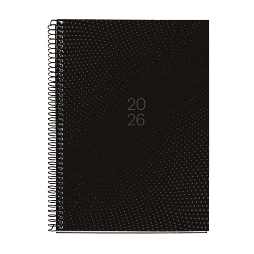 Agenda escolar semanal A5 2025/26 18 meses espiral MIQUELRIUS Plus Dots